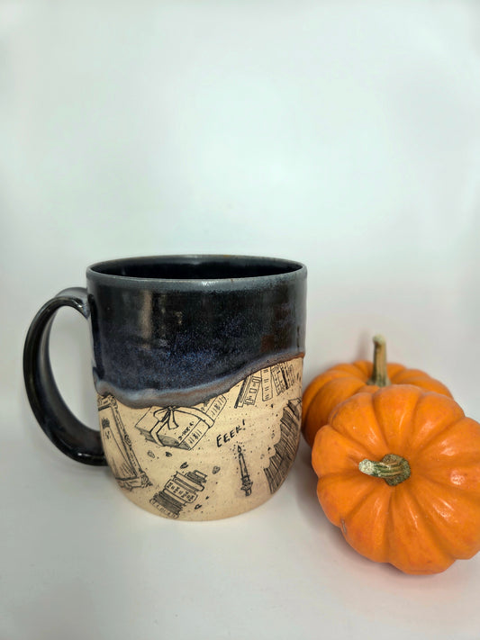 Spooky Library Mug