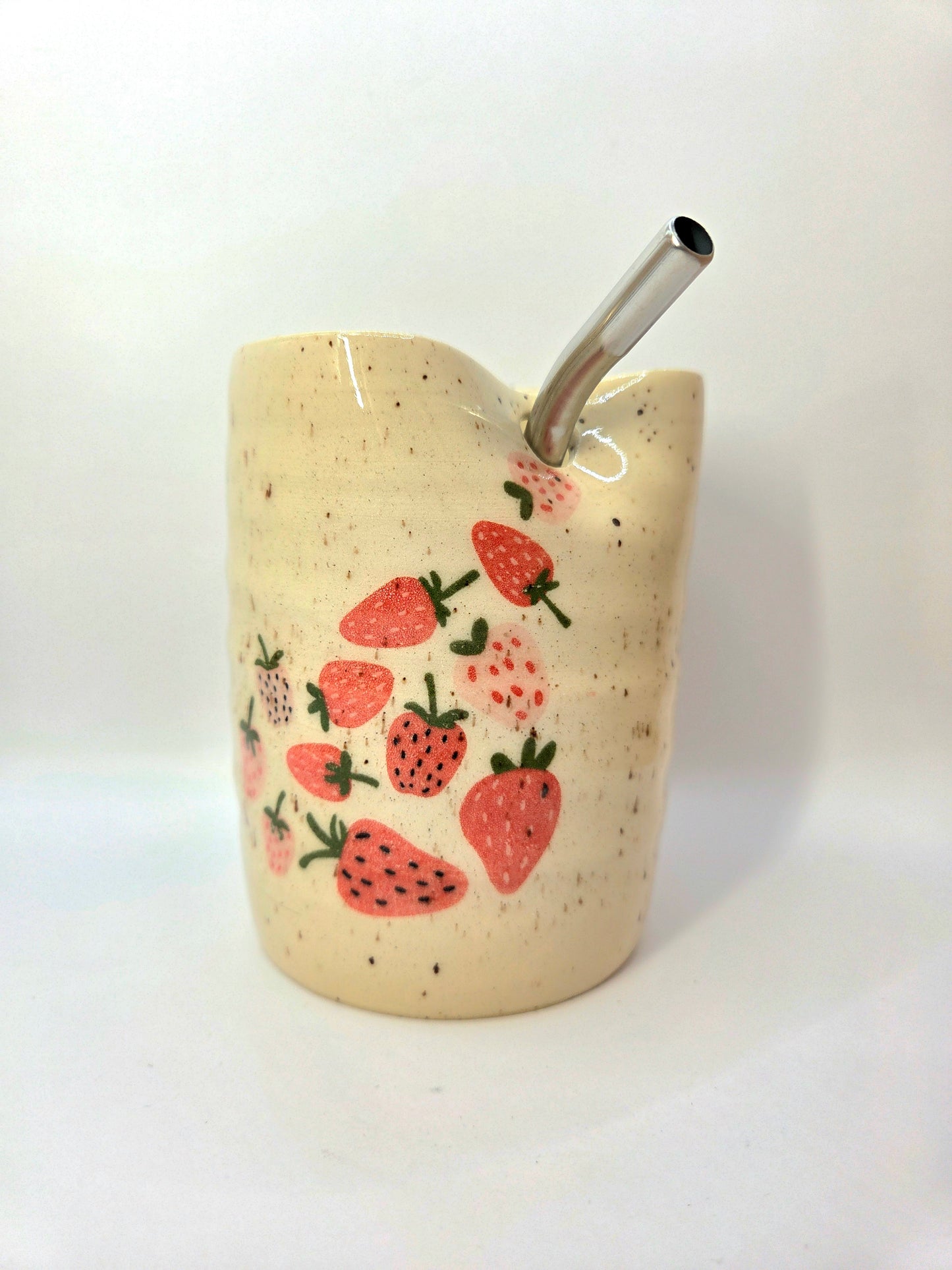 Strawberry Straw Cup