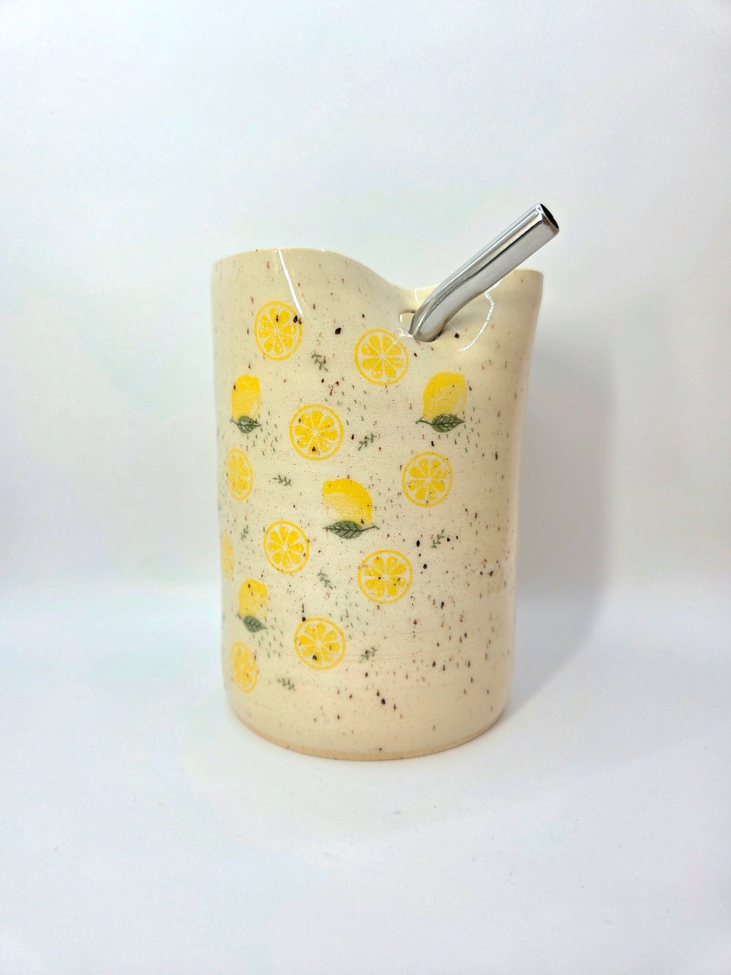 Lemon Straw Cup
