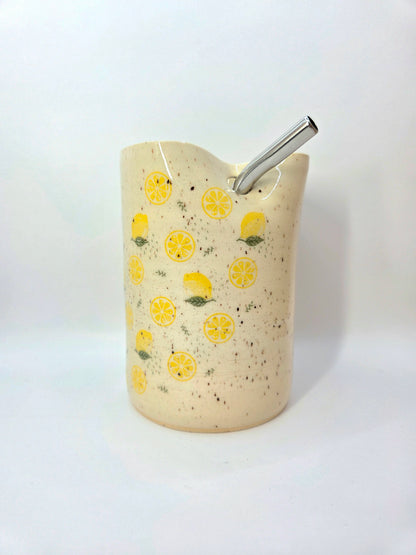 Lemon Straw Cup