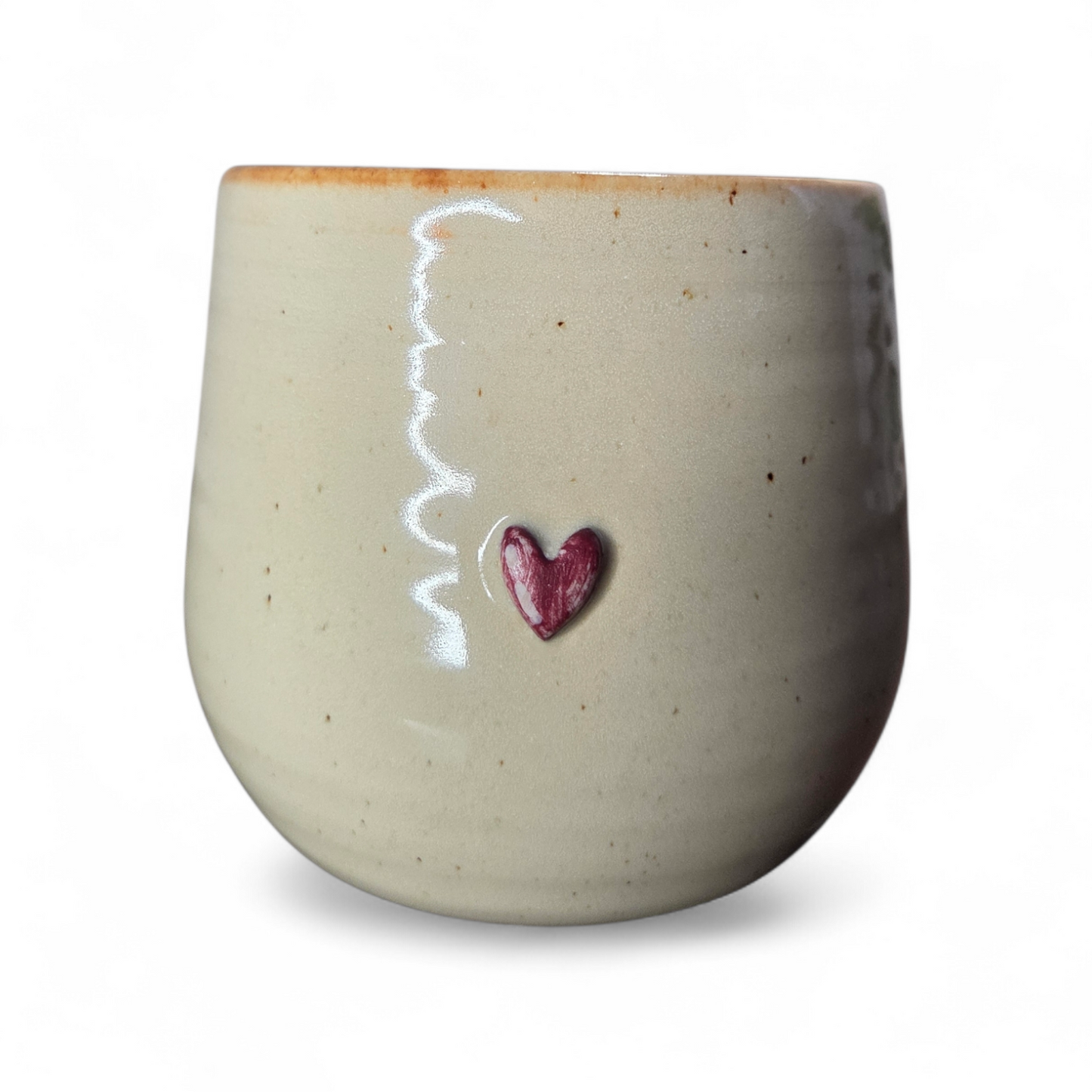 Watercolor Heart Cup