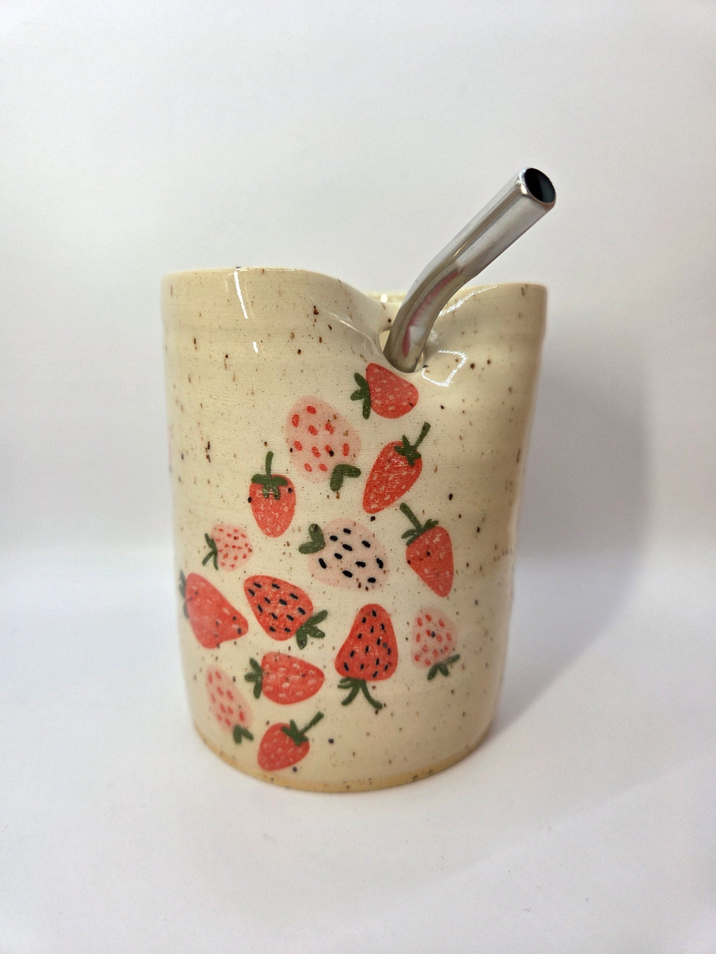Strawberry Straw Cup