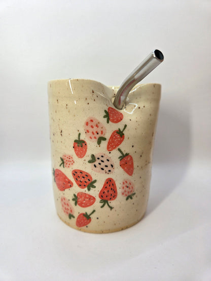 Strawberry Straw Cup