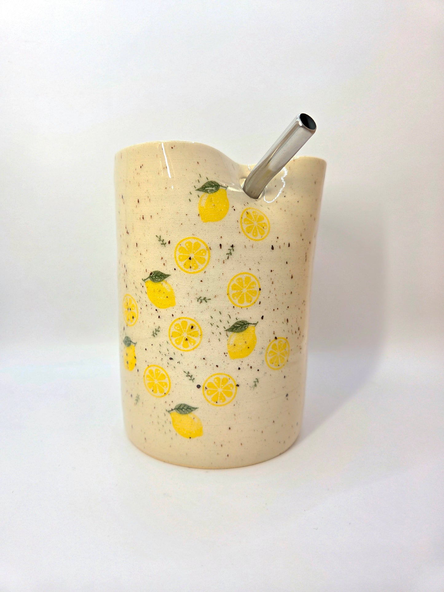 Lemon Straw Cup