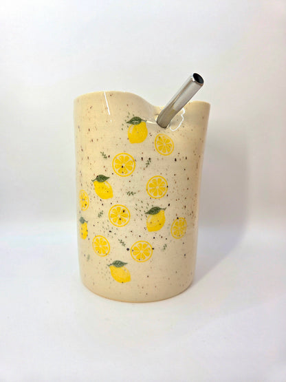 Lemon Straw Cup