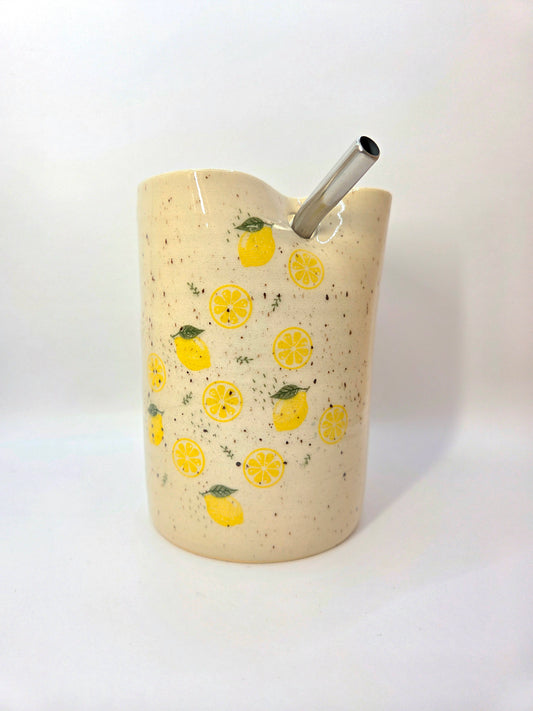 Lemon Straw Cup