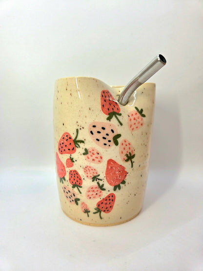 Strawberry Straw Cup